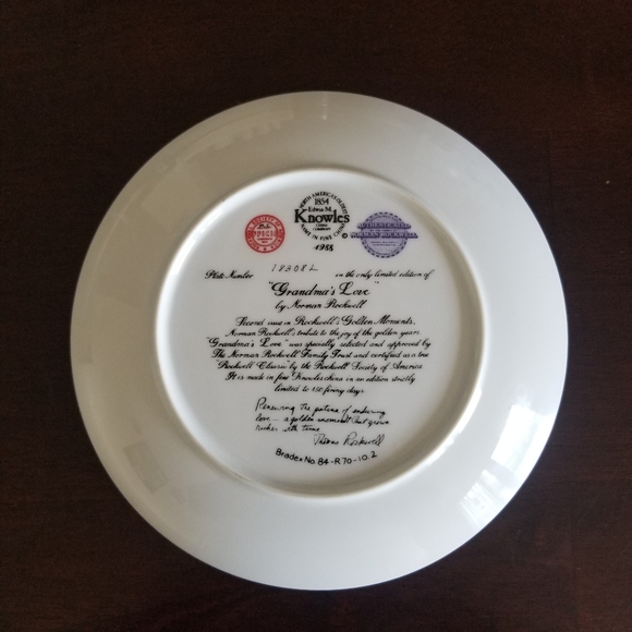 Norman Rockwell Plate - Picture 3 of 4